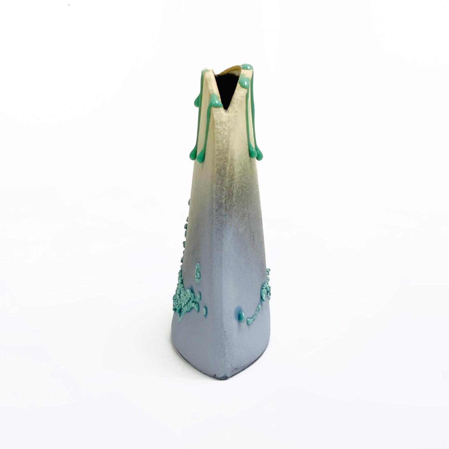 Hump Vase, Medium (Black/Sand/Violet/Turquoise)