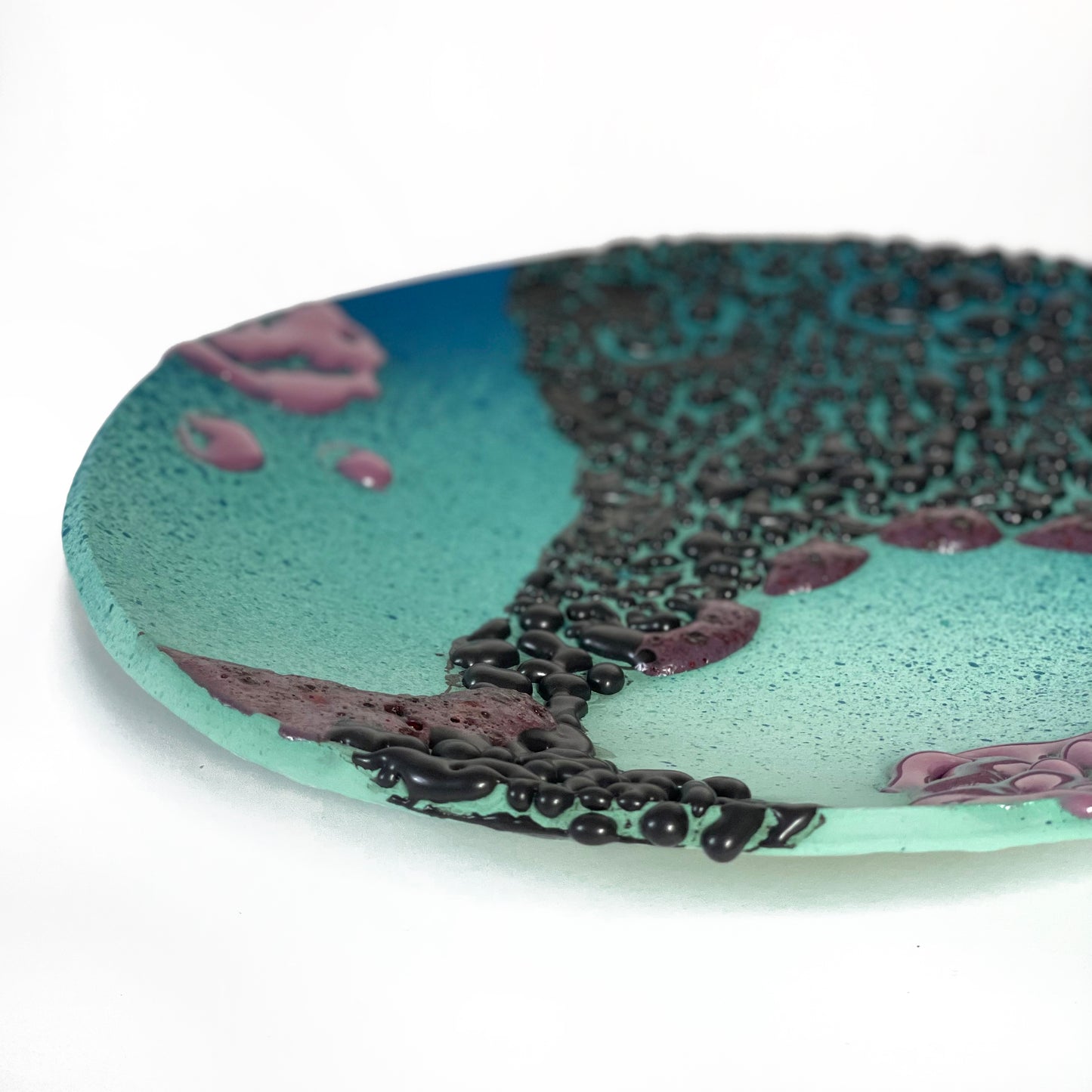 Platter (Turquoise/Teal/Black/Purple)