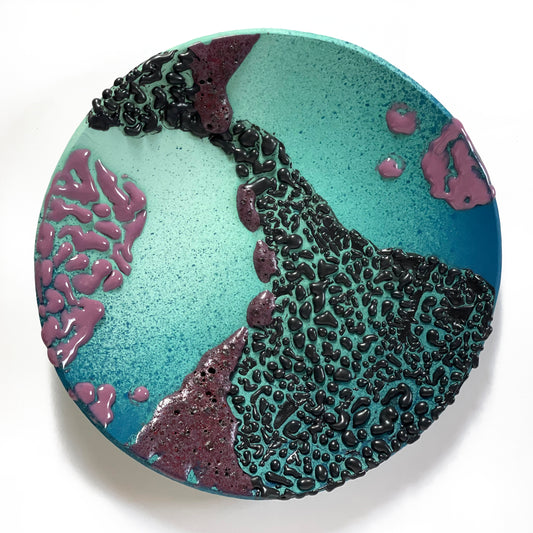 Platter (Turquoise/Teal/Black/Purple)